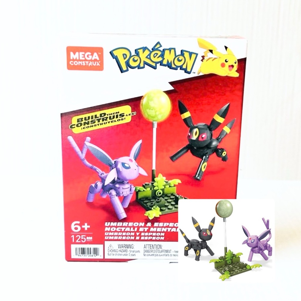 Mega Construx Pokemon Umbreon & Espeon